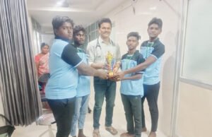 షూటింగ్ బాల్ పోటీల్లో బాపట్ల జిల్లా జట్టు ఘన విజయం