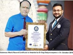 లండన్ బుక్ ఆఫ్ రికార్డ్సులో డాక్టర్ సత్యనారాయణ