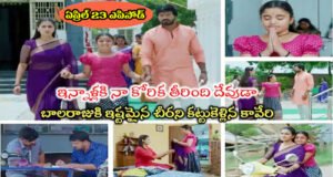 Chinni Serial Today ఏప్రిల్ 23 ఎపిసోడ్: నెరవేరిన చిన్ని కల.. గుడిలో ఒక్కటైన కావేరి, బాలరాజు.. కథ క్లైమాక్స్కి