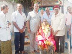 శాస్త్రవేత్త మురళీ వరప్రసాద్కు సన్మానం