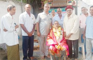 శాస్త్రవేత్త మురళీ వరప్రసాద్కు సన్మానం