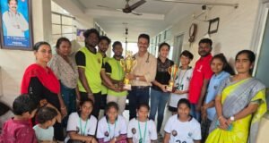 షూటింగ్ బాల్ పోటీలలో ప్రధమ స్థానంలో బాపట్ల జట్టు