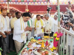 టిడిపి బాపట్ల పార్లమెంటు కార్యాలయానికి శంకుస్థాపన