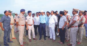 సిఎం పర్యటన ఏర్పాట్లు పరిశీలన